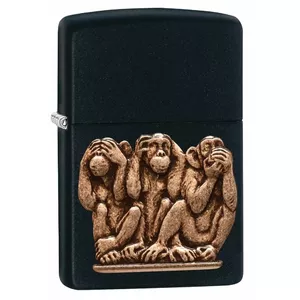 Lighter Zippo 29409 Three Monkeys Windproof metal refillable