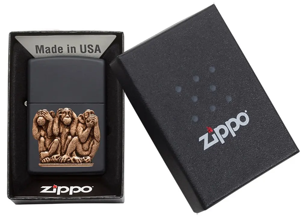 Šķiltavu Zippo 29409 Three Monkeys