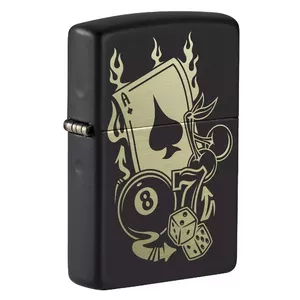 Windproof Metal Lighter Zippo 49257 by Zippo — Durable Refillable Pocket Lighter