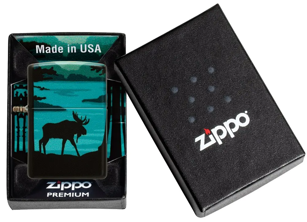 Dzēškrūvējamā šķiltava Zippo 49481 Moose Landscape