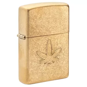 Защитная от ветра металлическая зажигалка Zippo 49569 — многоразовая на бензине, металлический корпус