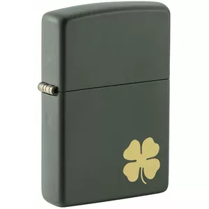 Lighter Zippo 49796 Four Leaf Clover — windproof metal refillable pocket lighter