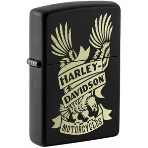 Zippo windproof metal lighter Harley-Davidson 49826 — durable refillable pocket lighter