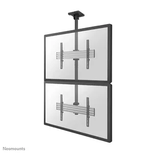 Ceiling video wall mount Neomounts Pro NMPRO-C12 — 30 kg, 32–65", VESA 100x100–600x400, 180° swivel, black
