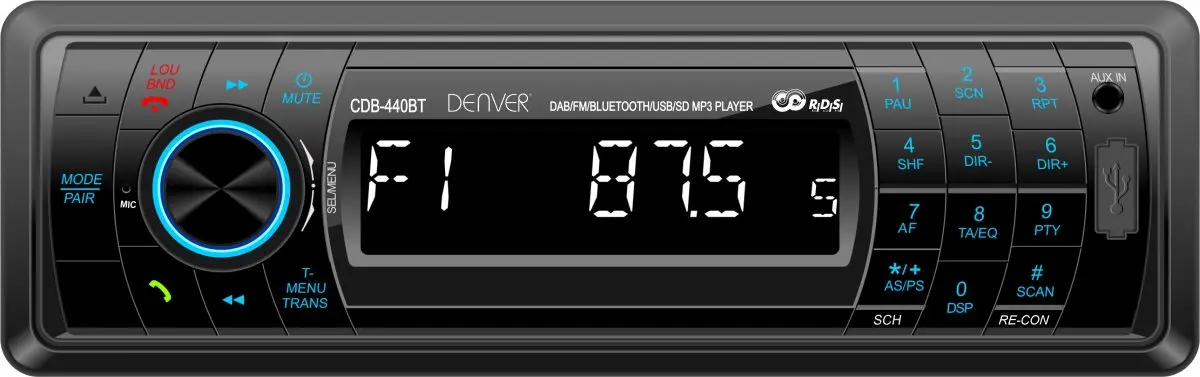 Auto radio Denver CDB-440BT, CDB-440BT, 5706751030628