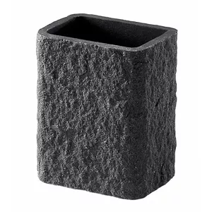 Gedy Aries Toothbrush Holder, Anthracite