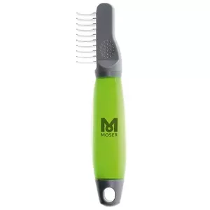 Moser Dematter Green, Grey Dog Comb