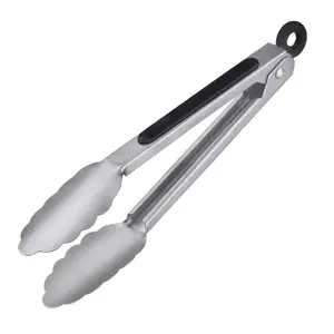 Kitchen tongs Westmark Classic Spezial Mini 200 mm — stainless steel, TPE handles