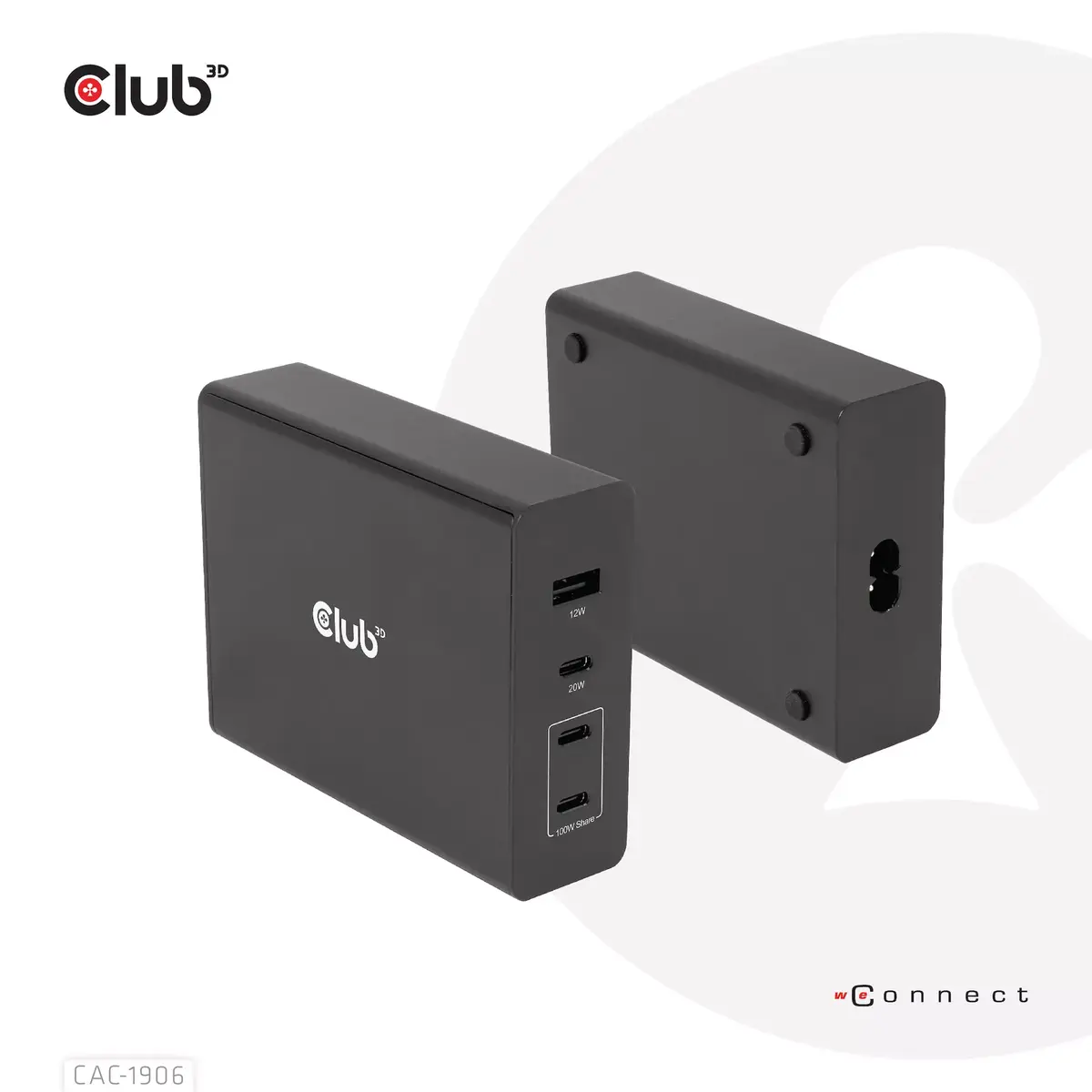 Путешествующее зарядное устройство CLUB3D CAC-1906 Photo 3