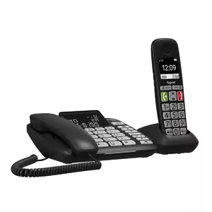 Аналоговый/DECT телефон Gigaset DL780 Plus Проводная и беспроводная трубка Черный