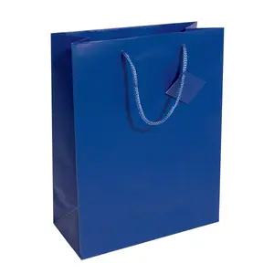 Gift wrap bag Sigel GT503 Blue 260x120x330 mm