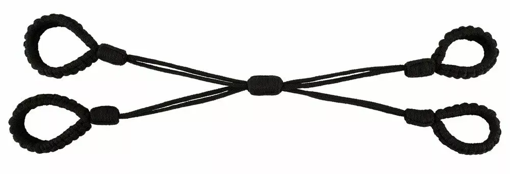 Bondage Bad Kitty Handcuffs 2 — хлопковый комплект наручников Photo 2