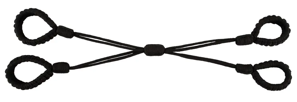 Bondage Bad Kitty Handcuffs 2 — хлопковый комплект наручников Photo 2