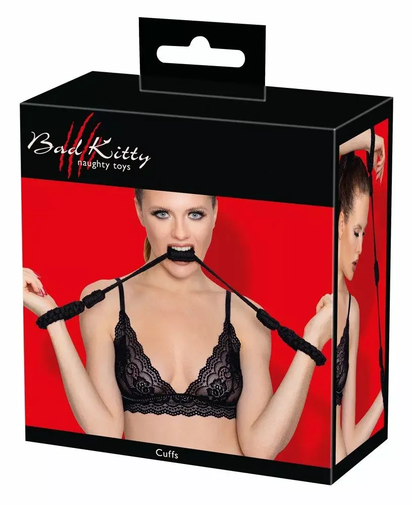 Наручники Bad Kitty Handcuffs Metal Black Photo 7