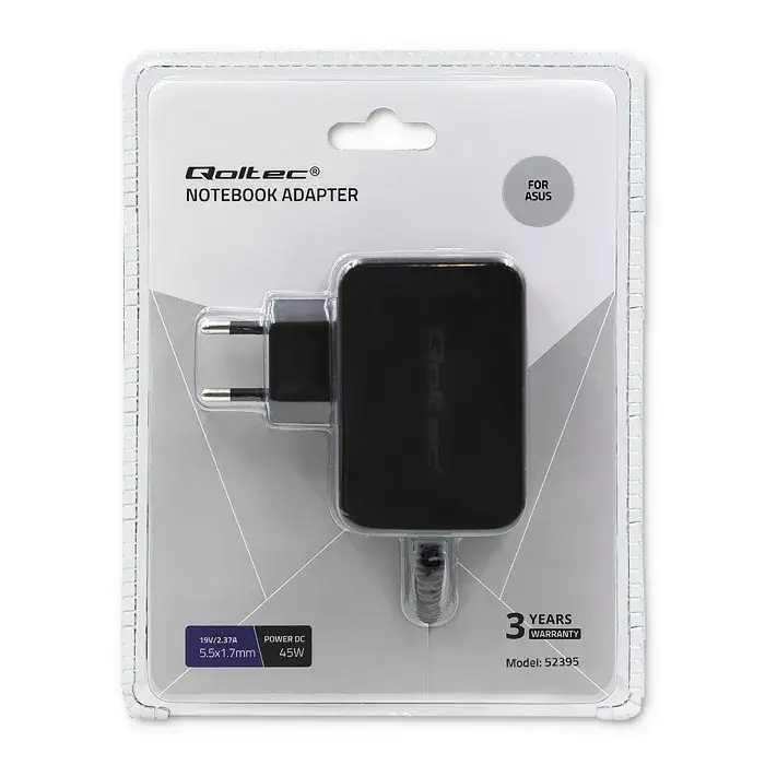 Блок питания QOLTEC 33W 19V 1.75A модель 52395 Photo 2