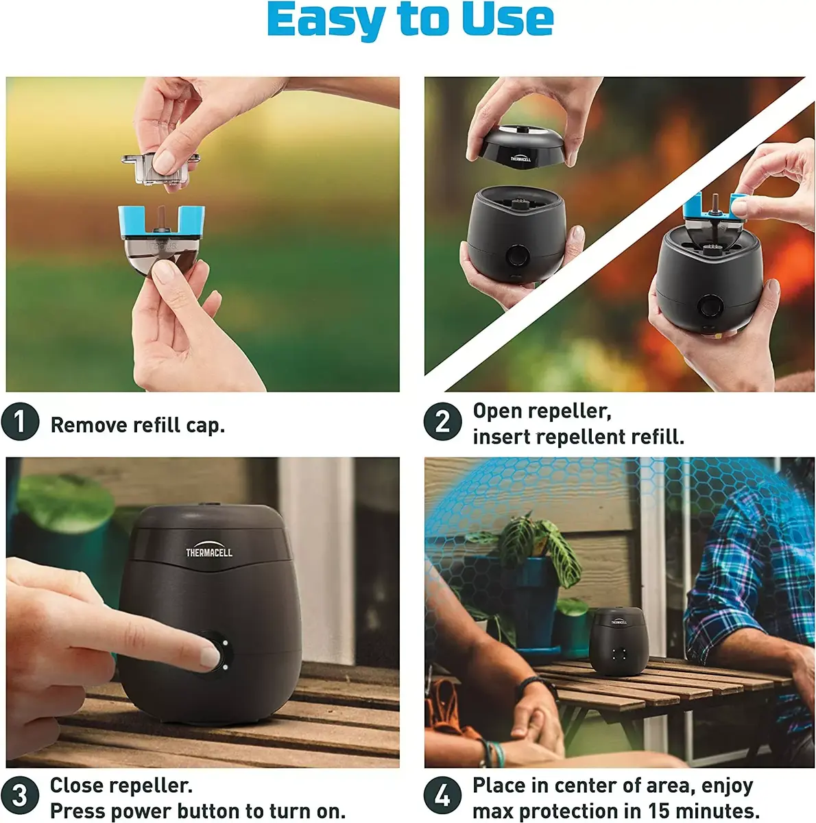 Mosquito stop - THERMACELL E55XI rechargeable Photo 6