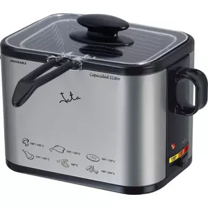 JATA FR326N fryer Single 1 L 1000 W Black, Silver