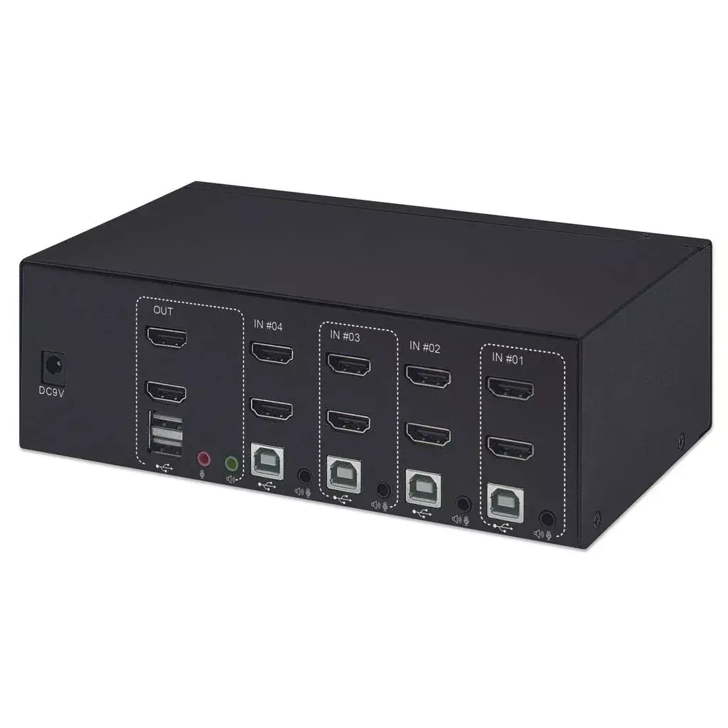 KVM Switch Manhattan 4-Port 4K@30Hz Photo 4