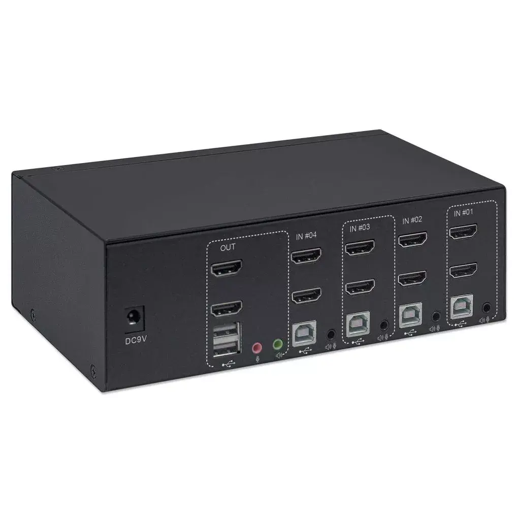 KVM Switch Manhattan 4-Port 4K@30Hz Photo 5