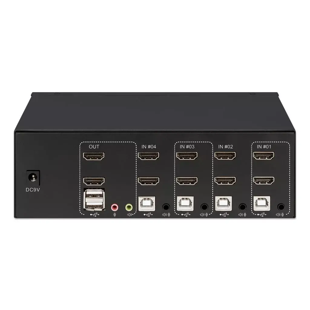 KVM Switch Manhattan 4-Port 4K@30Hz Photo 6