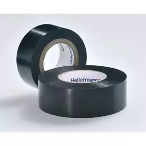 Hellermann Tyton HTAPE-FLEX1000+19x6 6 m PVC Melns