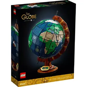 LEGO Ideas 21332 THE GLOBE 3D globe model, 2,585 pieces, recommended age 18+