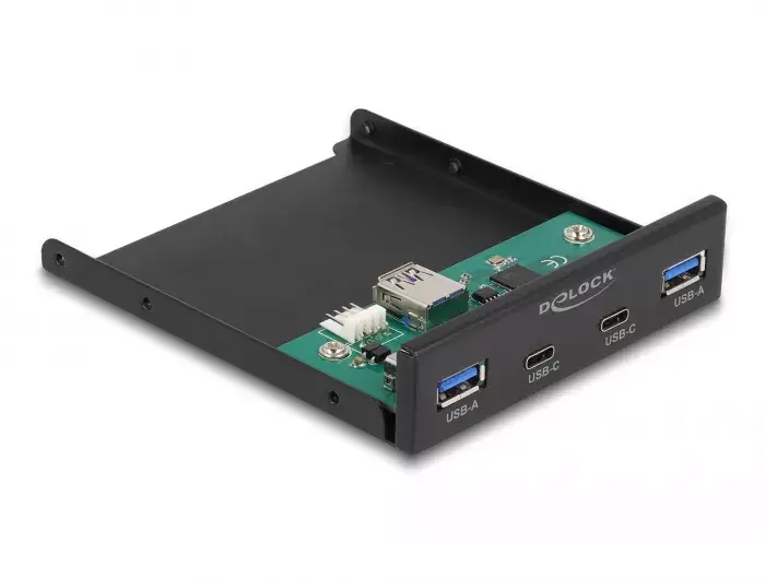 DeLOCK 3.5" USB передняя панель 2 x USB Type-C 2 x USB Type-A Photo 2