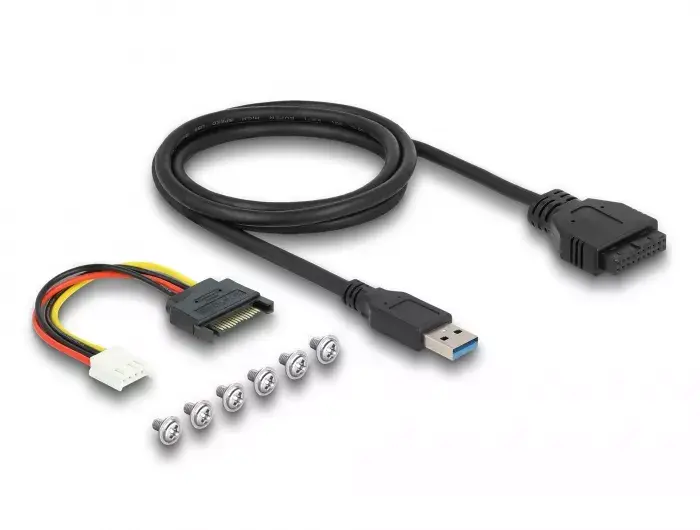 DeLOCK 3.5" USB передняя панель 2 x USB Type-C 2 x USB Type-A Photo 4