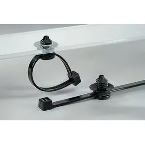 Cable tie HellermannTyton T30LRFT6, polyamide black, 260 x 3.3 mm, max bundle Ø 65 mm, 500 pcs