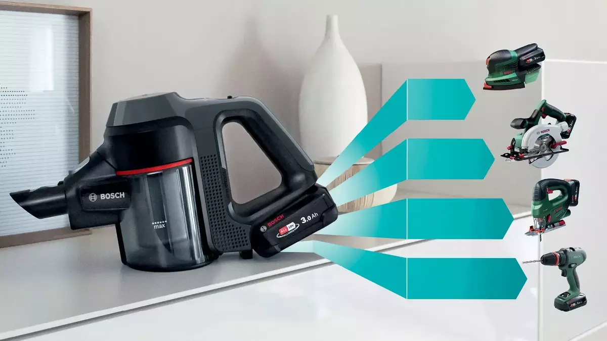 Пылесос Bosch BBS712A 2‑в‑1, 18 В, 80 мин Photo 9