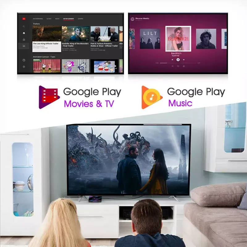 Riff Android TV Box H96 MAX RK3318 2GB/16GB Photo 5