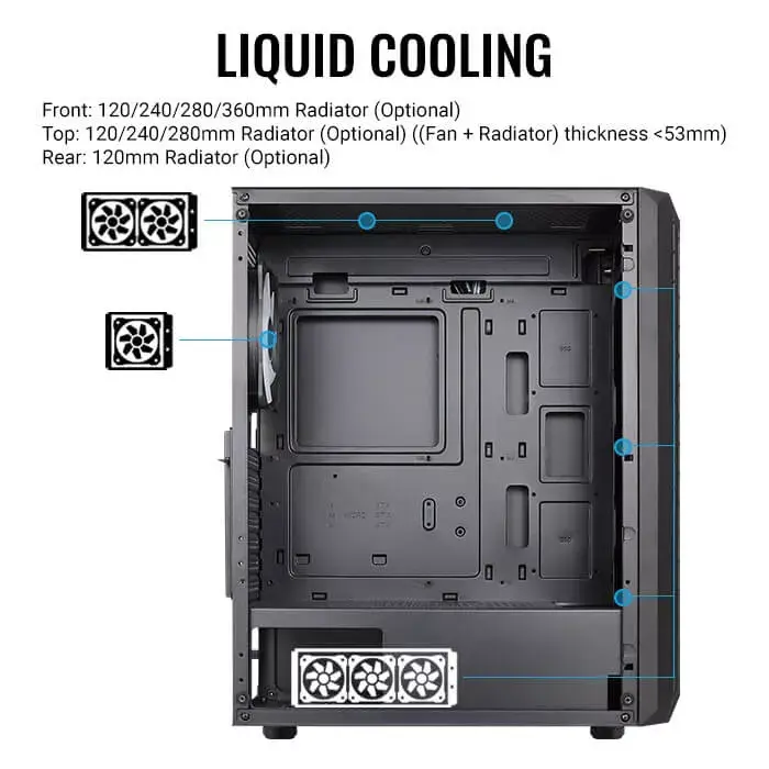 PC Case Aerocool Beam-G-BK-V1 Photo 15