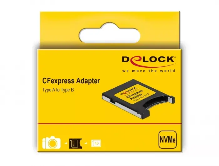 Flash kartes adapteris DeLOCK CFexpress Adapter Type A to Type B Photo 3