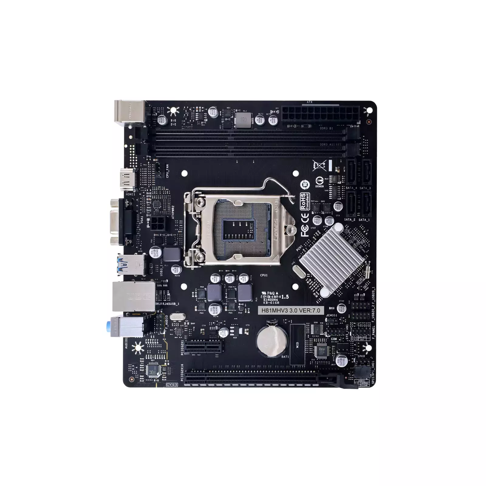 Motherboard Biostar H81MHV3 H81, LGA 1150