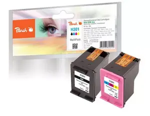 Чернильный картридж Peach PI300-562 мультипак Черный, Голубой, Пурпурный, Желтый для HP
