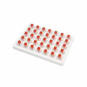 Keychron Kailh Box Red Switch Set, Key Switches (Red/Transparent, 35 Pieces)