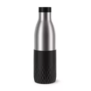 Бутылка для питья EMSA Bludrop Sleeve N3111100 700 мл Нержавеющая сталь Черная