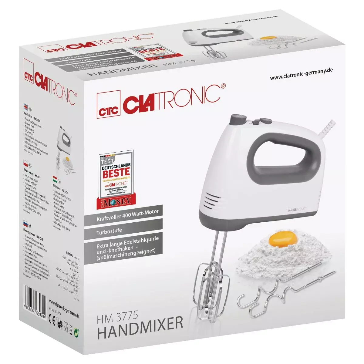 Rokas mikseris Clatronic HM 3775 Photo 7