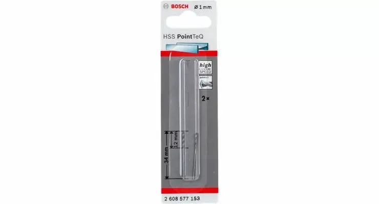 Twist Drill Bits Bosch HSS PointTeQ 2608577312 Photo 2