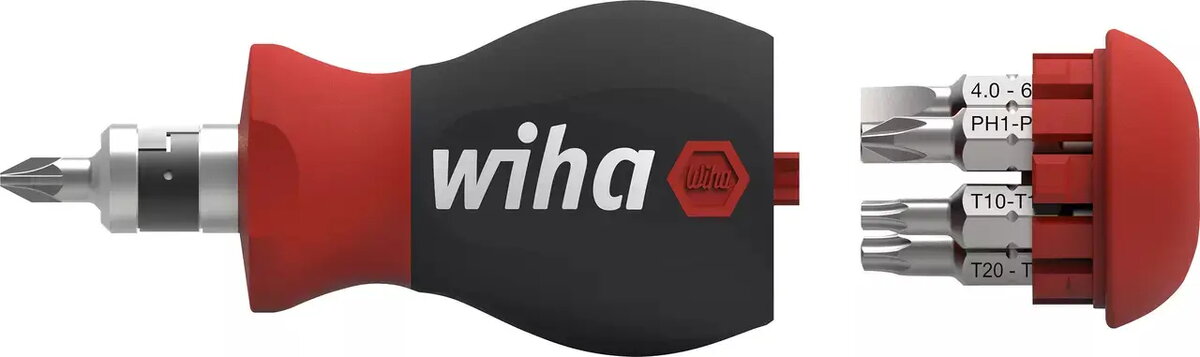 Wiha 43613 Skrūvgriezis ar uzgaļu magazīnu