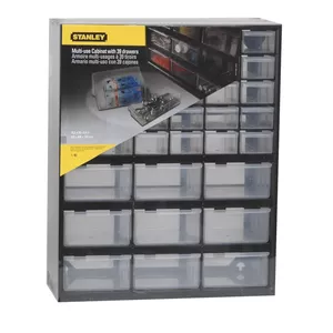 Stanley 1-93-981 small parts/tool box Small parts box Plastic Black, Transparent