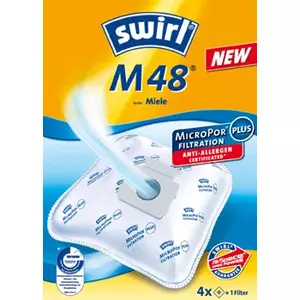 Putekļu sūcējs MELITTA Swirl M 48 Zils Balts Dzeltens 4 Putekļu Maisi 1 Filtrs