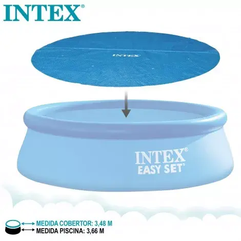 Intex 28012 pool solar cover, 3.48 m round Photo 3