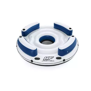 Piepūšamais ballīšu saliņš Bestway Hydro-Force Lazy Dayz 4 personām 2,39 m (2390×2390×635 mm)