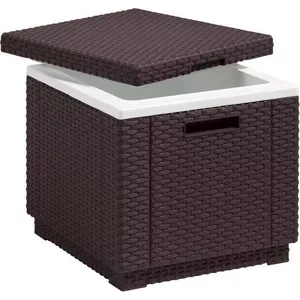 Garden table Keter Ice Cube brown outdoor storage box weather-resistant 3.5 kg
