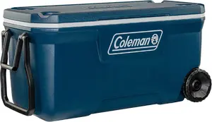 Холодильный ящик COLEMAN CO Xtreme 70qt Chest 94L 65 л, синий, пластиковый корпус, колёса
