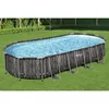 Framed Oval Pool Bestway Power Steel 24' x 12' x 48" Photo 4