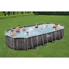 Framed Oval Pool Bestway Power Steel 24' x 12' x 48" Photo 6