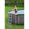 Framed Oval Pool Bestway Power Steel 24' x 12' x 48" Photo 9