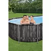 Framed Oval Pool Bestway Power Steel 24' x 12' x 48" Photo 13
